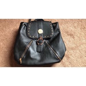 NWOT Michael Kors XL Black Backpack